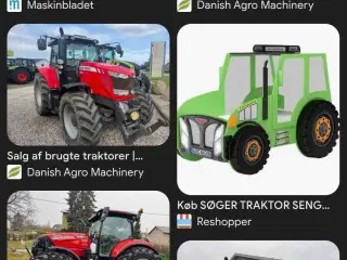 jeg søger en nyer traktor. 