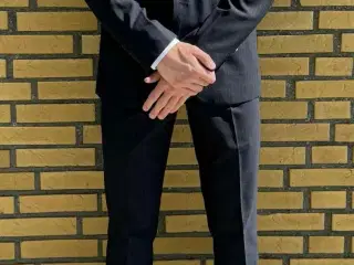 Blazer og bukser herre samt tilhørende sko