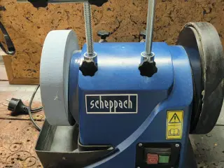  Scheppach Vådsliber 2000 m. div. tilbehør