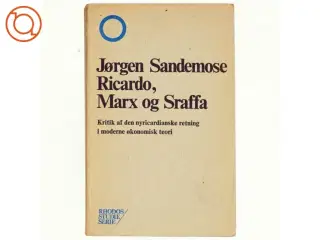 Ricardo, Marx og Sraffa af Jørgen Sandemose (bog)
