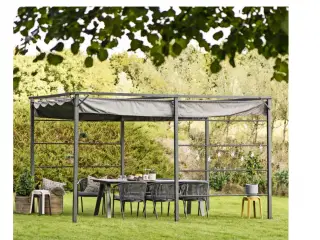 Pergola med rulletag