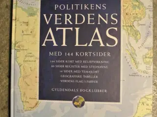 politikens verdensatlas med 144 kortsider
