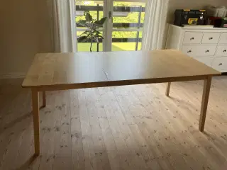 Arbejdsbord/spisebord med udtræk