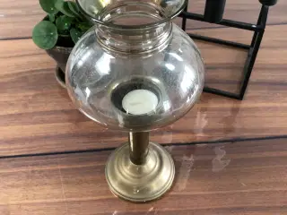 Messing fyrfadsstage