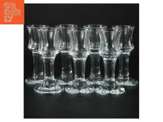 Sæt med glas (str. 7 styk, 12 cm)