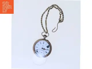 Lommeur med kæde (str. Ø 50 mm)