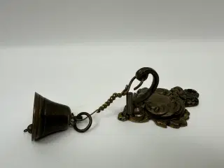 Vintage messing dørklokke / klokke