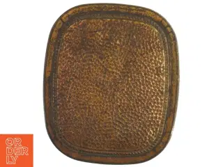 Dekorativ metaldåse fra Eduscho (str. 16,5x14,5x9 cm)