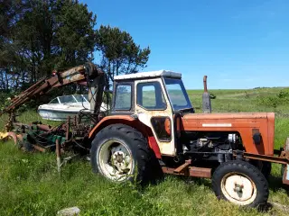 traktor, kran og kløver