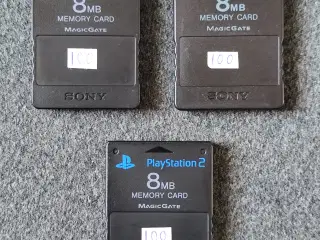 Originale Sony PS2 Memory Cards