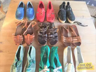 Sko og sandaler, nye eller brugt en enkelt gang