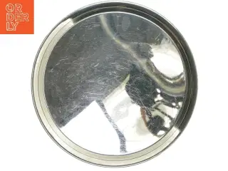 Rund, rustfrit stål fad (str. Ø 29,5 cm)