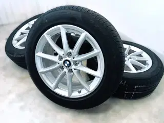 5x112 17" ET52 nav 66,6ø BMW sommersæt inkl.TPMS (