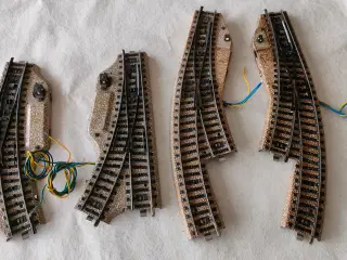 Märklin M EL Skiftespor 4stk 