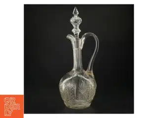 Klar glas karaffel (str. H. 37 cm)