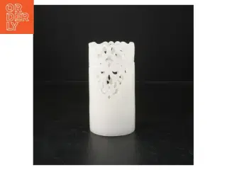 LED stearinlys med mønster (str. 15 cm)