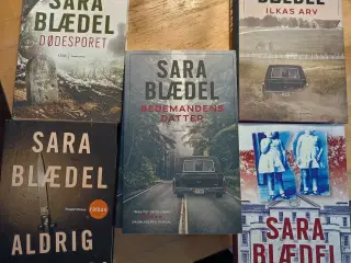 Sara Blædel bøger. 