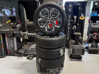 Nye 18” originale Renault alufælge med sommerdæk
