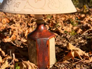 Smuk bordlampe fra Knabstrup Keramik 
