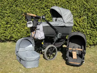 Emmaljunga NXT90B incl. Klapvognssæde (Kombivogn)