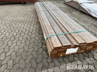 Terrassebrædder 28×145 mm, 3,6 m – THERMO 54 styk