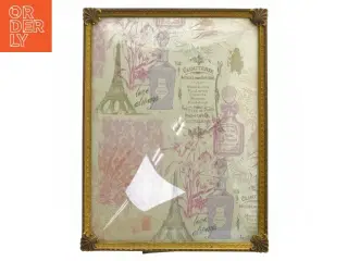 Guld billede ramme (str. 29,5x22 cm)