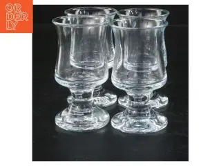 Skibsglas fra Holmegård. Sæt af glas (str. 10 cm)