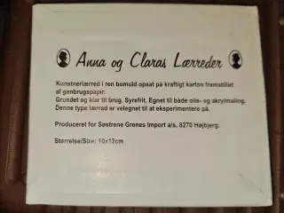 Malerplader på hhv 10*10 & 10*12 cm