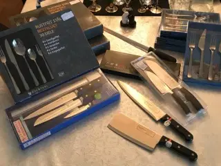  NYE Professionel Knive, KøkkenKnive, BestikSæt