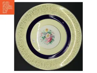 Porcelænstallerkener med mønster