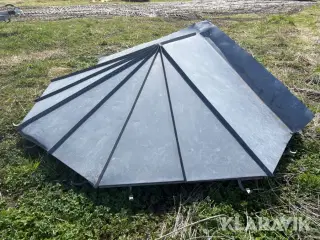 Zink tag til blandt andet vindfang/overdækket terrasse