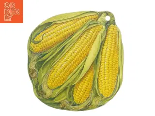 Skærebræt med majsmotiv (str. 24 x. 22 cm)