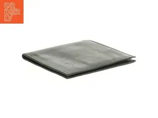 Sort læderpung (str. 12 x 10 cm)