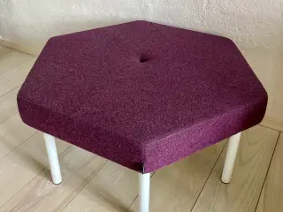 Lækker sekskantet design puf / kvalitet
