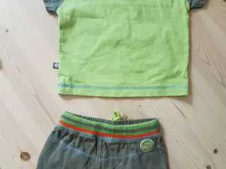 Super sødt short/t-shirt sæt str 74