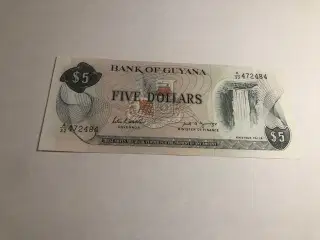 5 Dollars Guyana