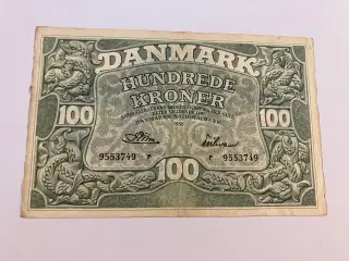 100 Kroner 1958 Danmark