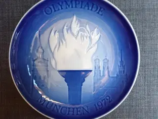 Platte Olympiade München 1972 B&G Copenhagen Porce