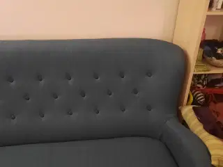 Blå KING sofa.