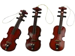 Trævioliner 8 cm - 12 stk. til kreative projekter