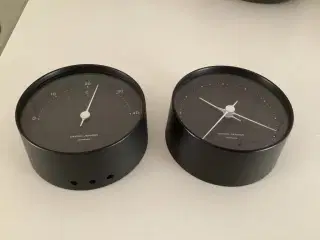 Georg Jensen vægur og termometer. Samlet pris