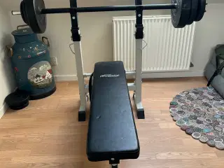 Bænkpressæt 45 kg