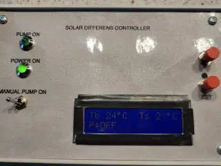 Solvarme styring Elektronisk Micro controller