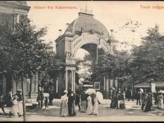 Hilsen fra København -Tivolis Indgang - F.M. 37
