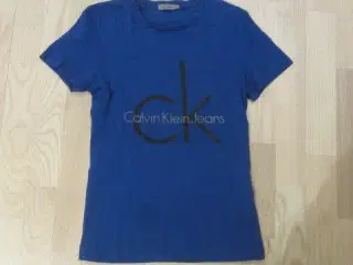 Str. XS, mørkeblå CALVIN KLEIN t-shirt