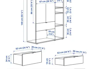 Ikea Vihals skab