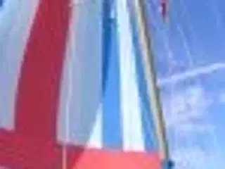 Danboat 29, sejlbåd ligger på land.