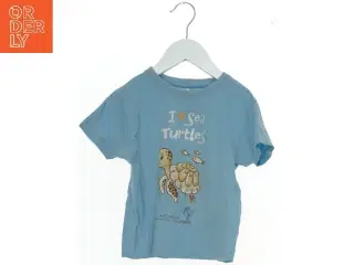 Børne T-shirt med skildpadde motiv fra Snow Belle (str. 92)