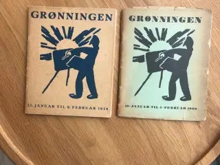 Grønningen - Kataloger fra 1928 og 1929