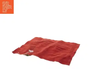 Oppustelig pude - Rød og blå tekstilpuder (str. 36x36 cm)